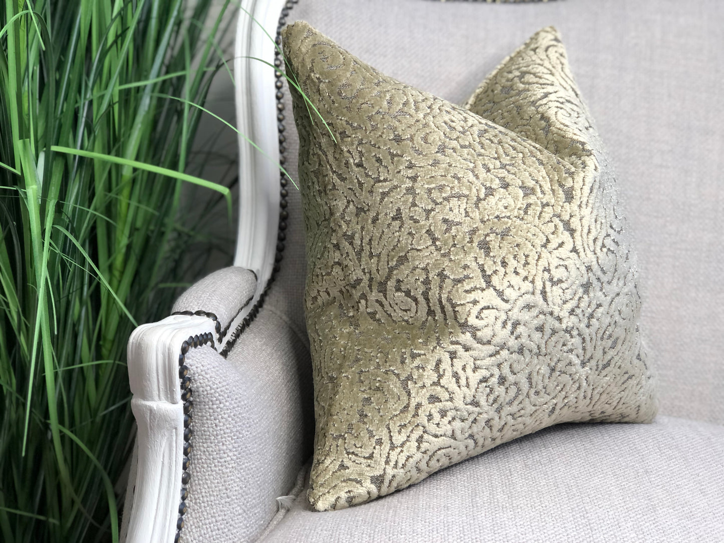 Golden Cushion Cover