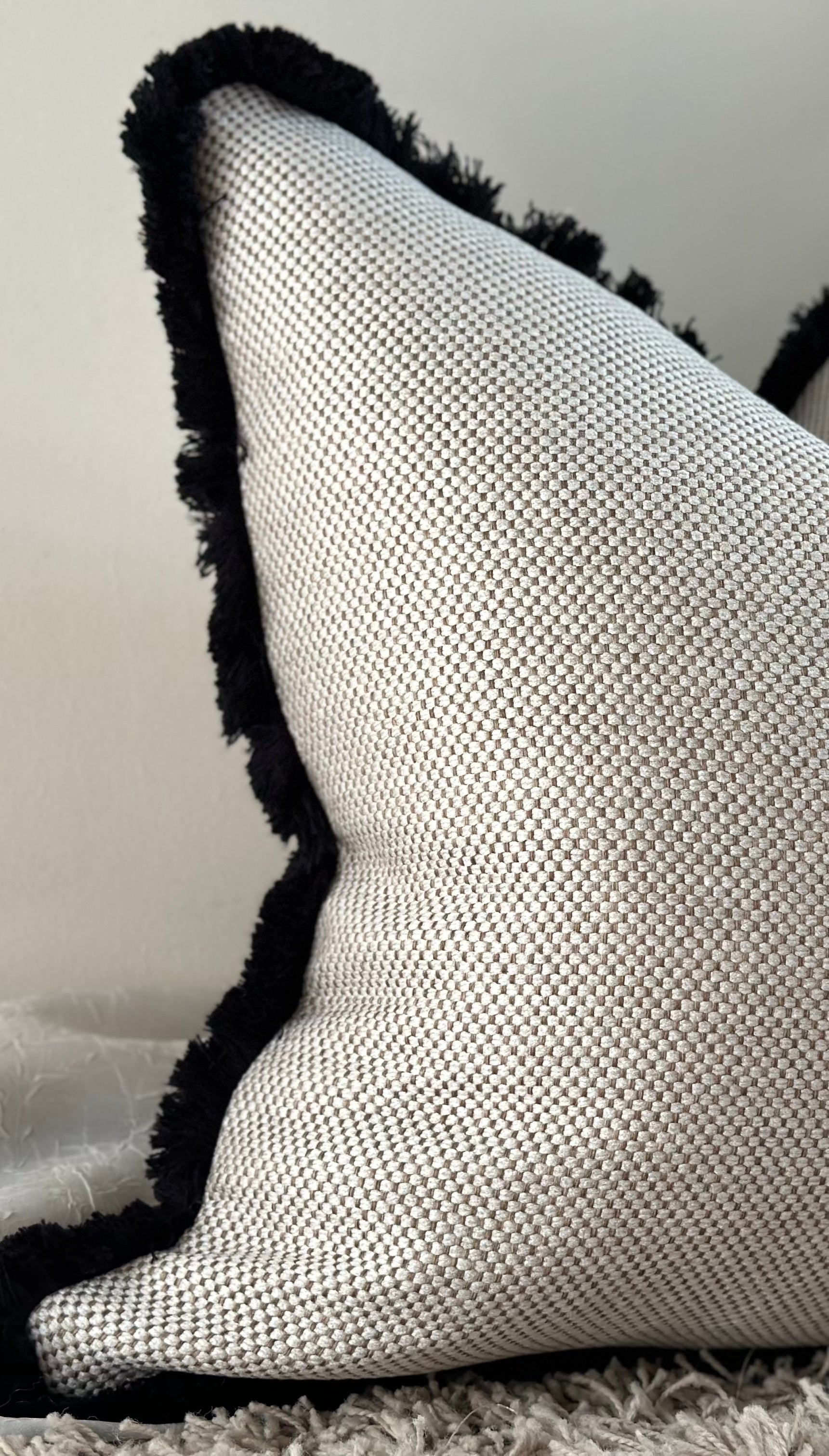 Black and silver pillows best sale