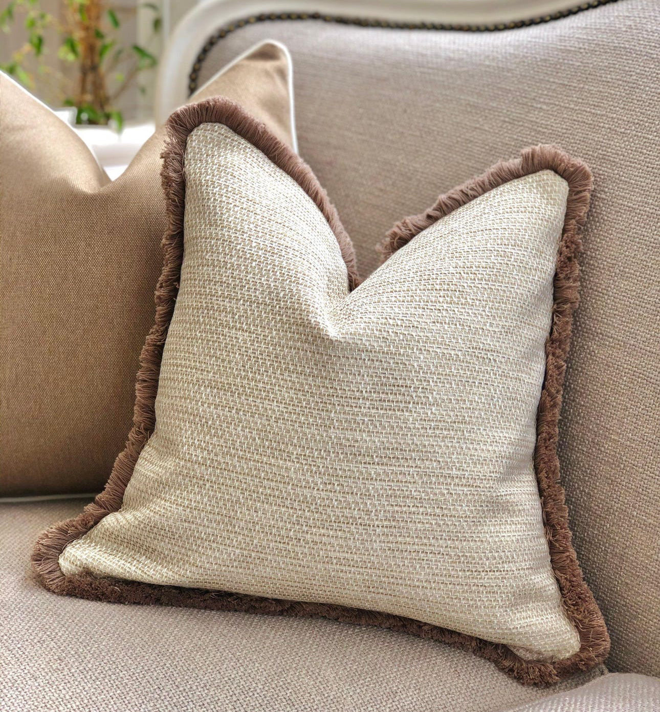 Tammy Fringed Cushion Cover - Limited Stock