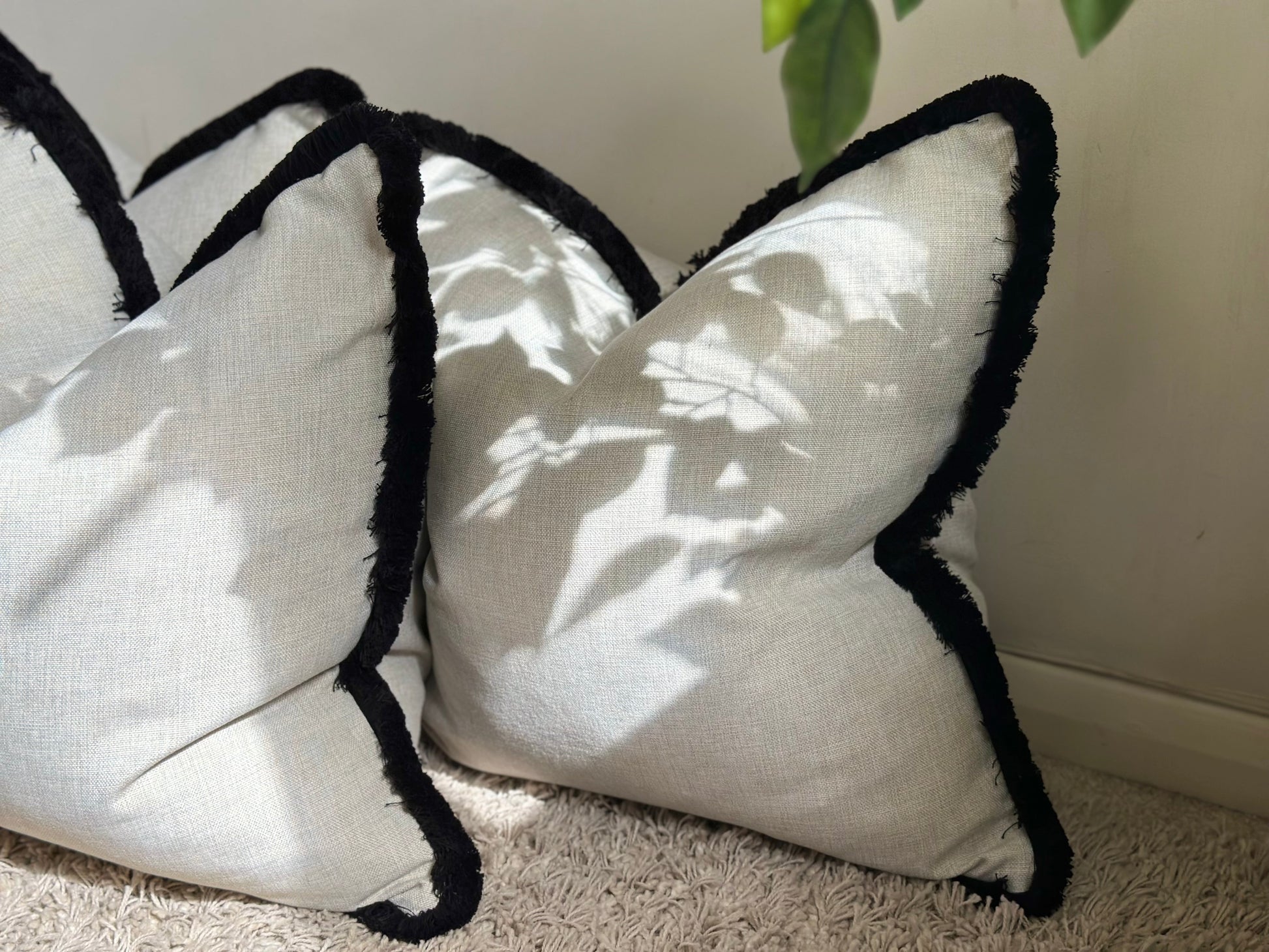 Modern organic pillows