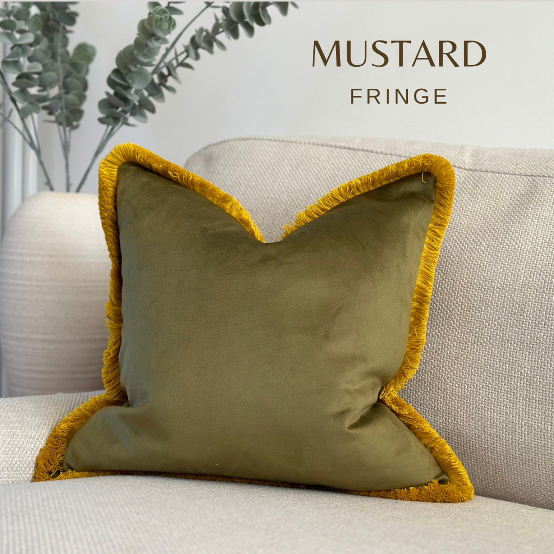 Green and mustard cushions best sale