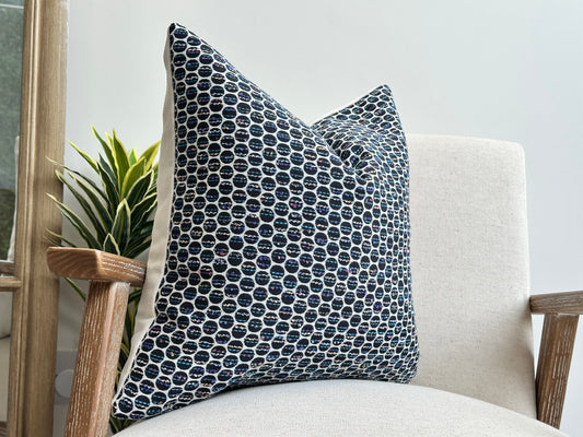 Blue decorative Cushion Cover 45cm x 45cm- Last 2