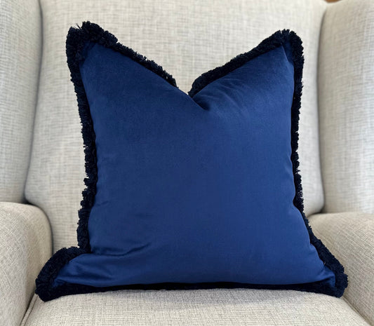 cushions royal blue