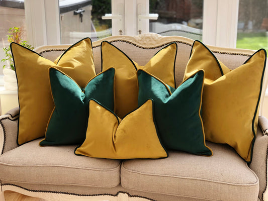 mustard cushions