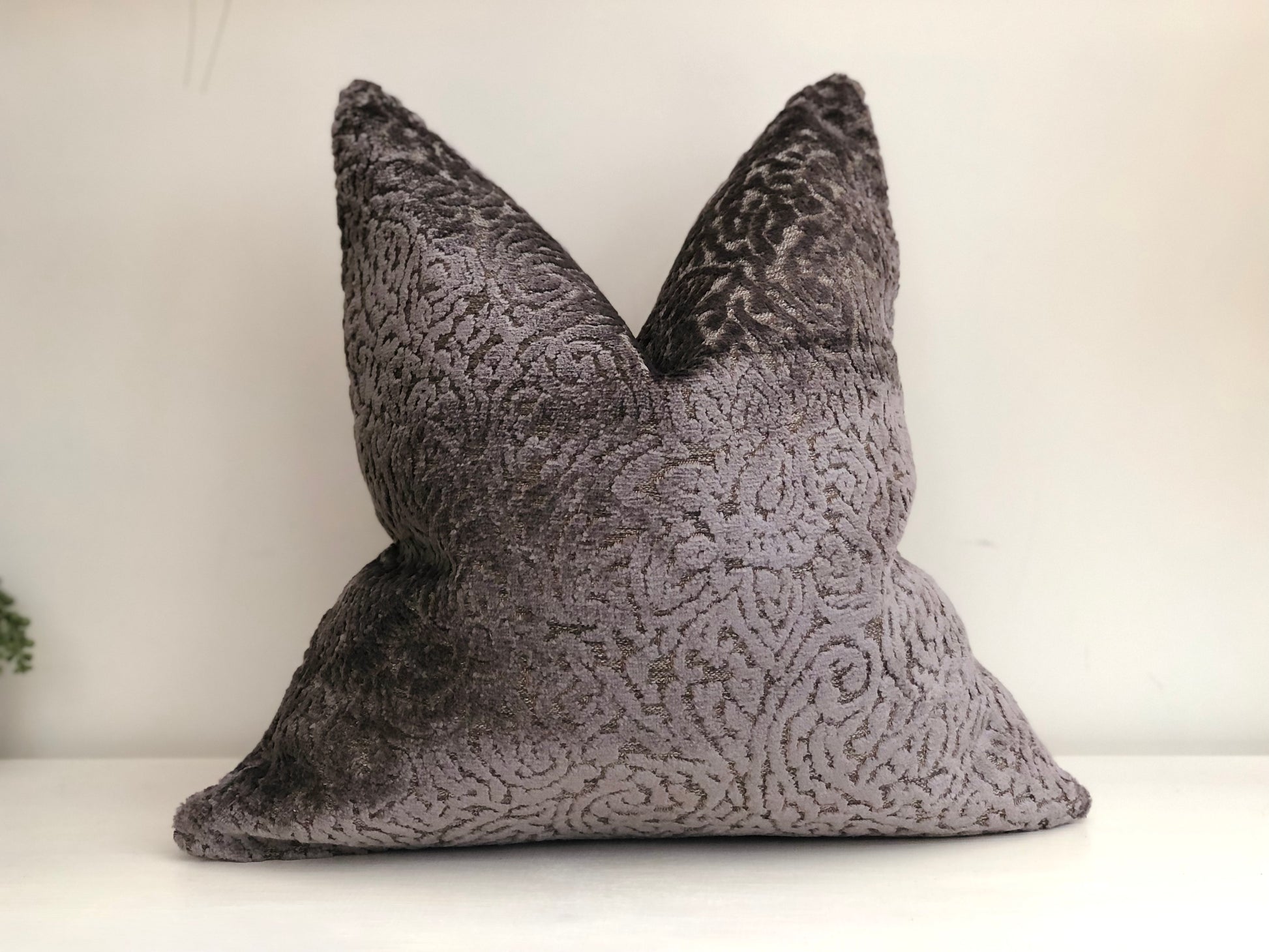 cushion greys with pattern 