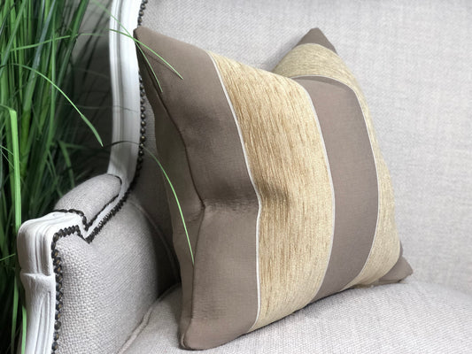 STRIPED BEIGE | Cushion Cover