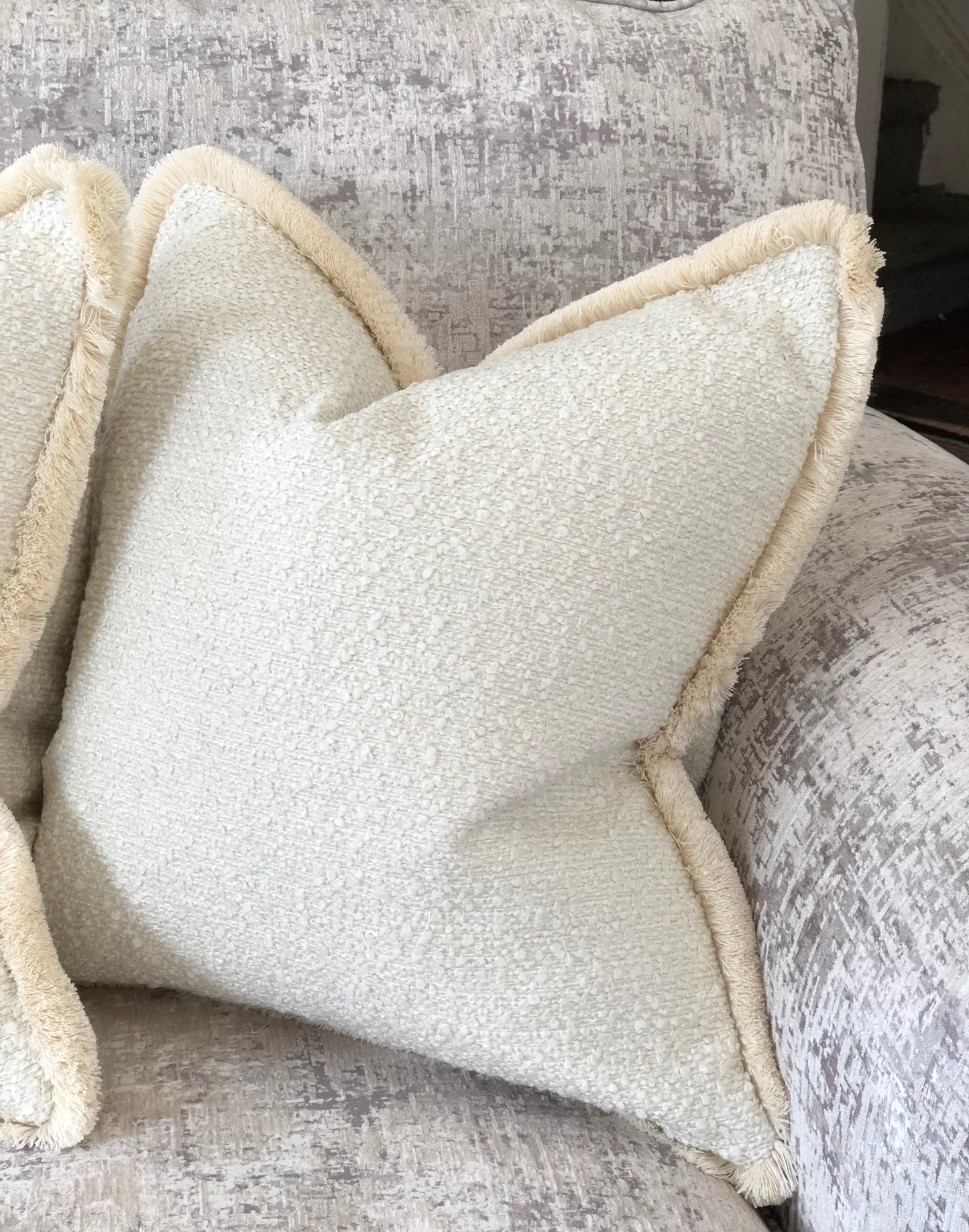 boucle pillows