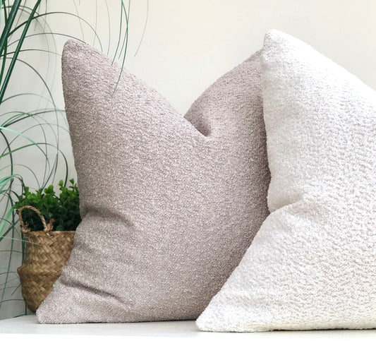 textured stone grey cushion