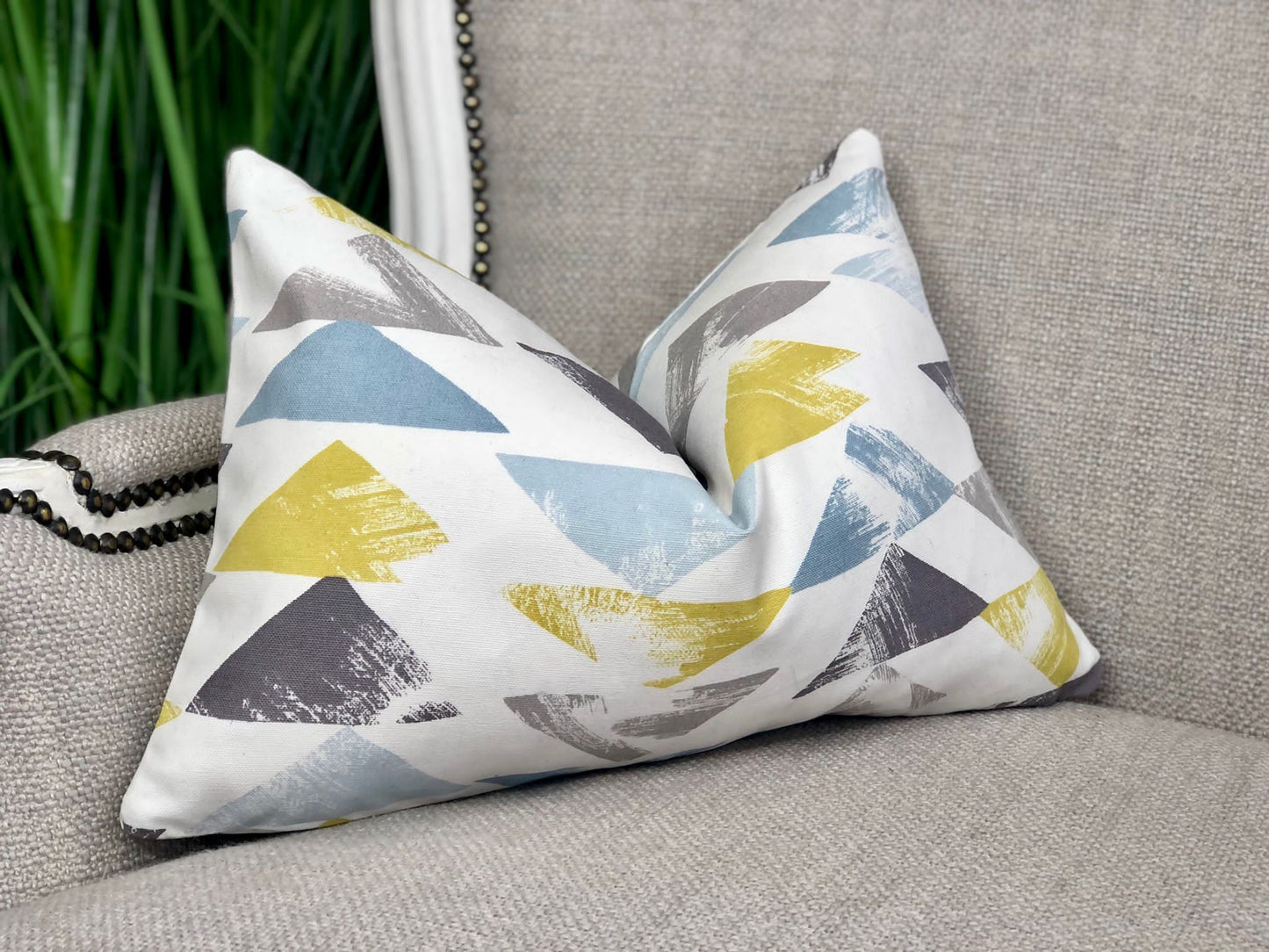 abstract scatter cushion