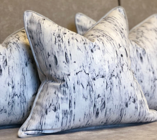 marbled cushion